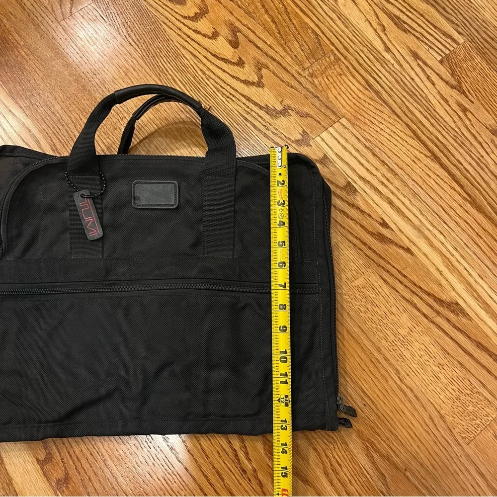 Tumi Slim Soft-sided Ballistic Nylon Briefcase Laptop Bag Travel Black Vintage